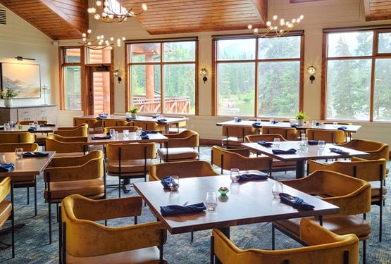 Interior of Aalto private dining room